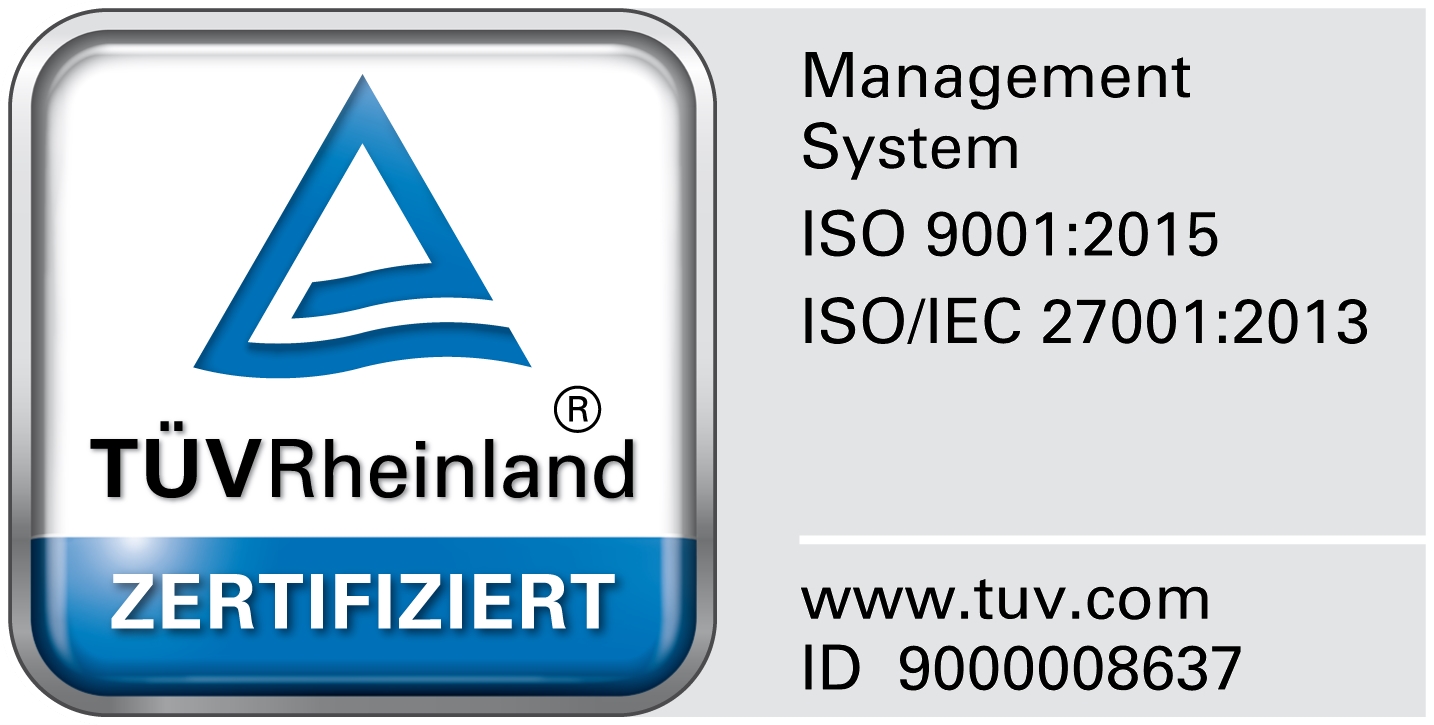 A. Eberle TÜV Rheinland zertifiziert